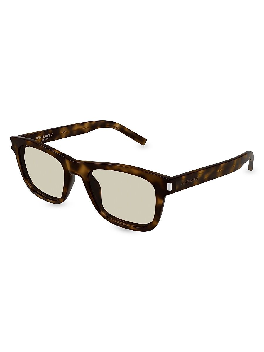 Men's 49MM Panthos Square Sunglasses - Black
