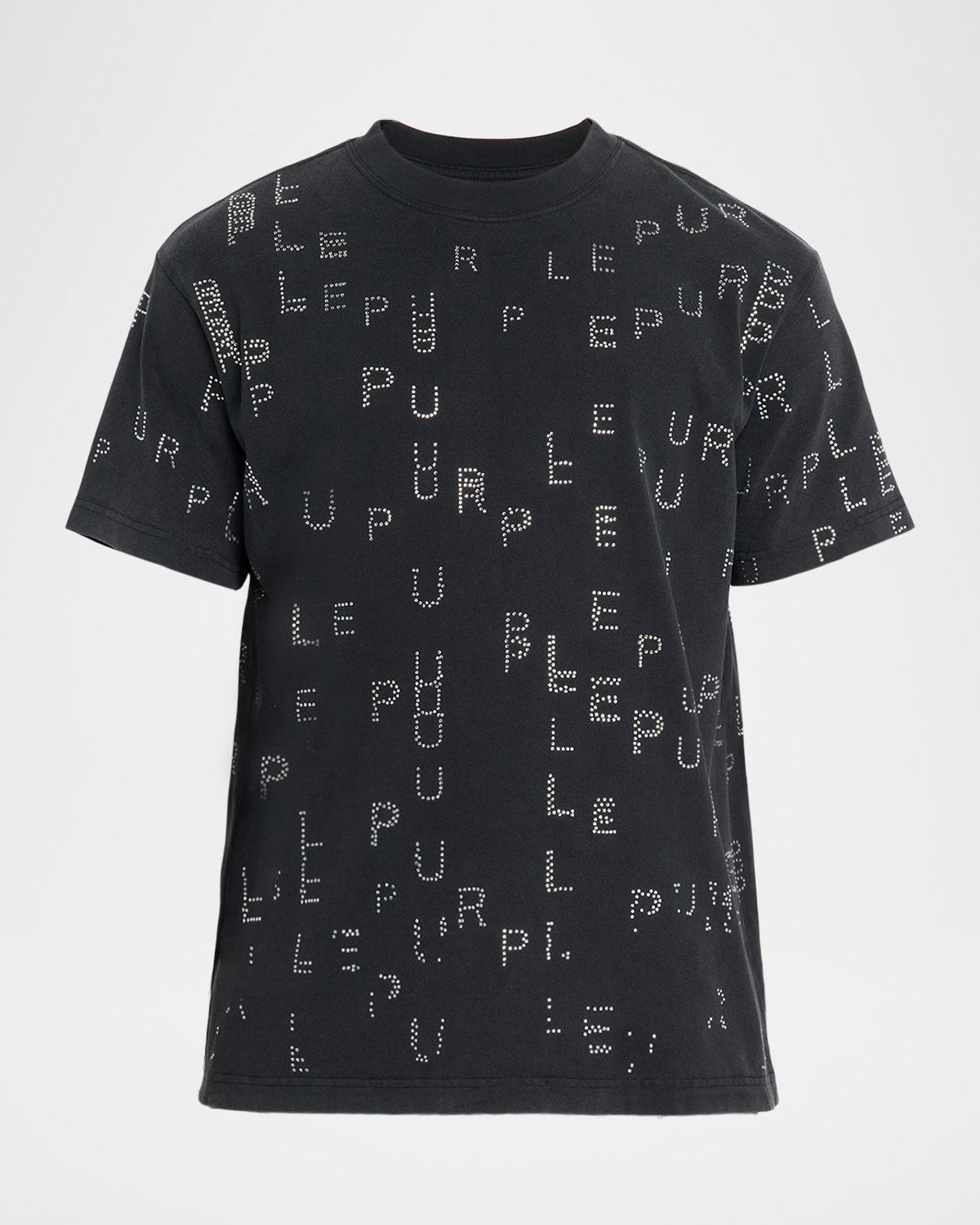 Men & apos;s Crystal Sequence Cotton T-Shirt
