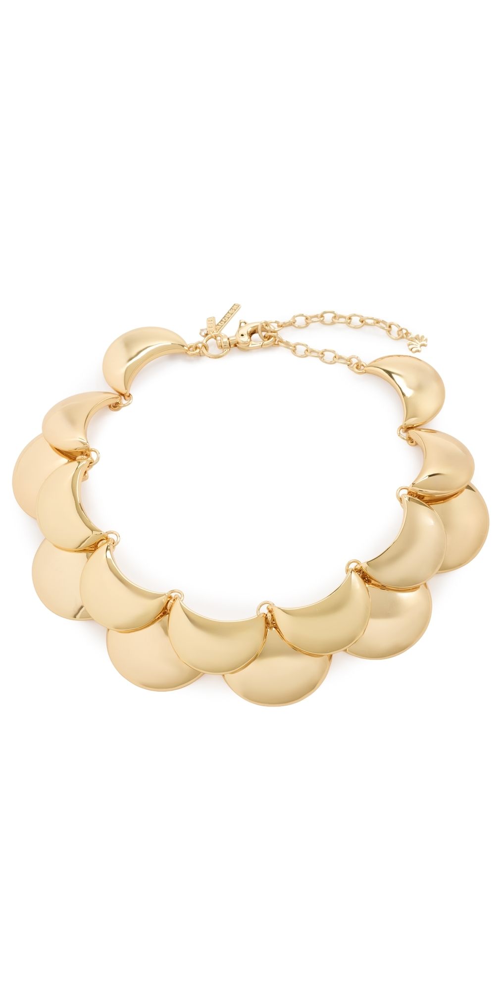 Lele Sadoughi Crescent Statement Necklace Gold One Size