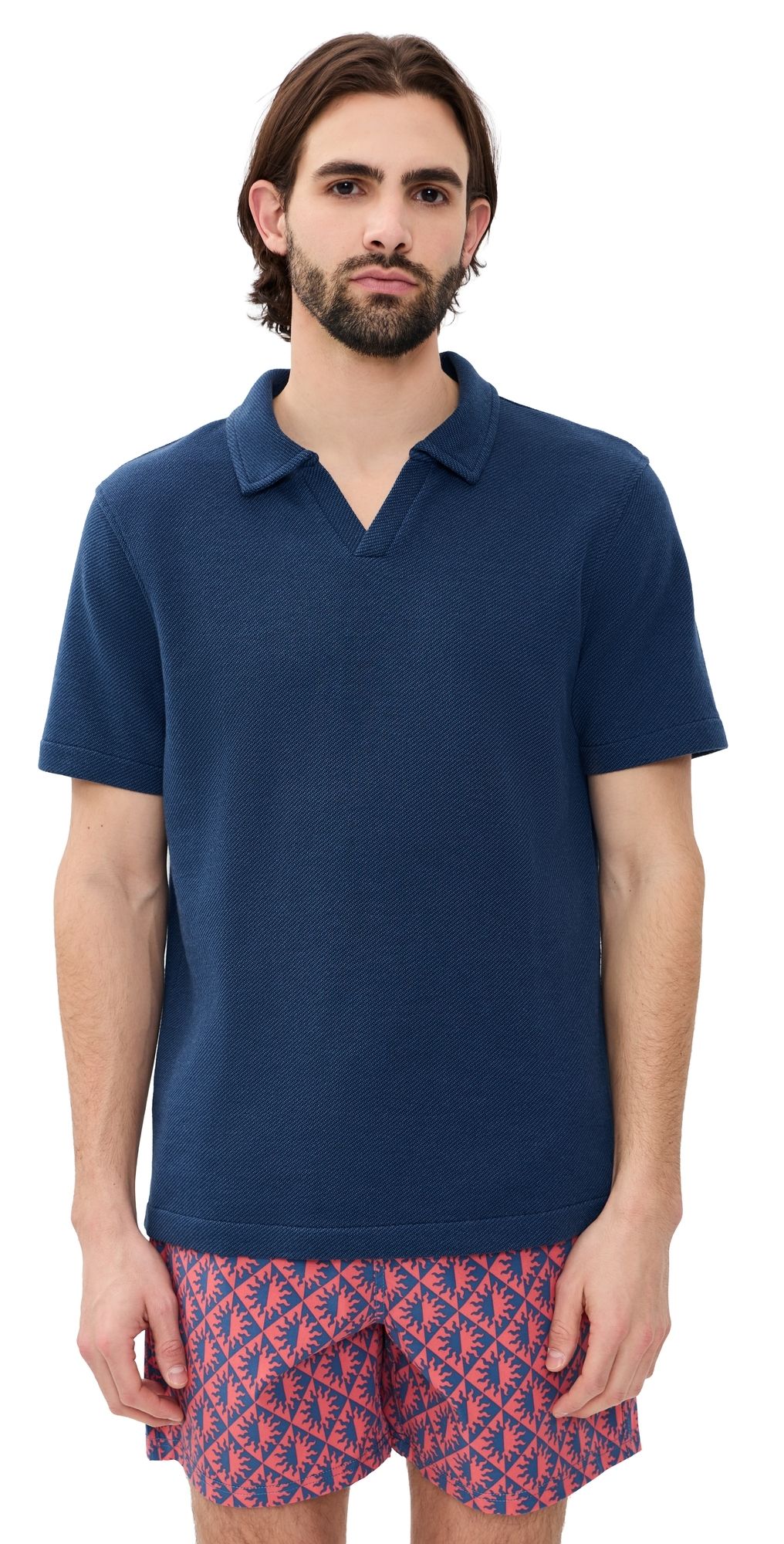Fair Harbor Tailwind Polo Navy S
