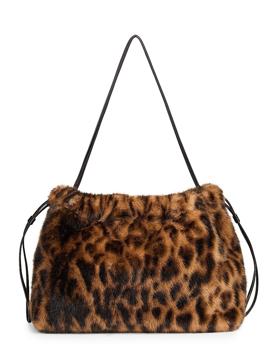 Women's Arlo Faux Fur Bag - Brown Multi