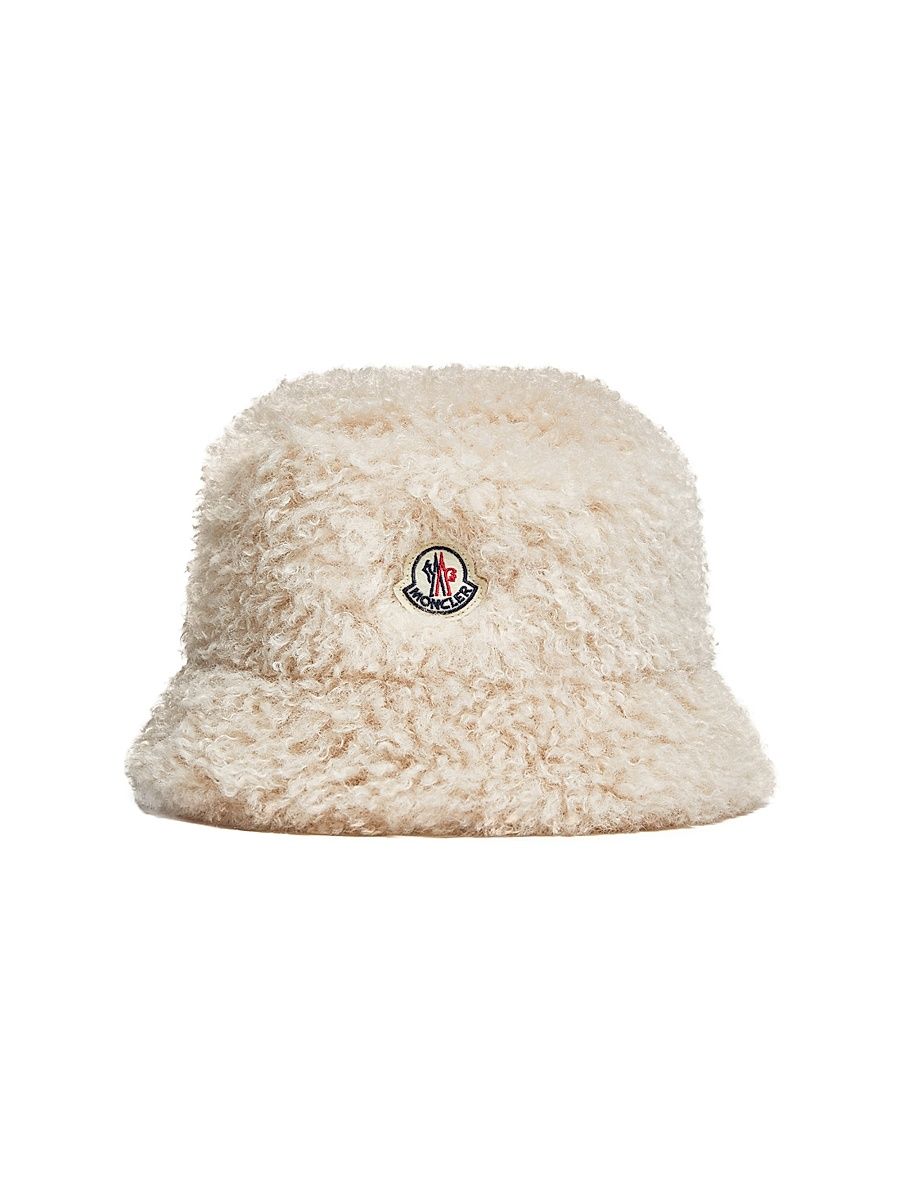 Women's Hat in Teddy - Light Beige - Size Large