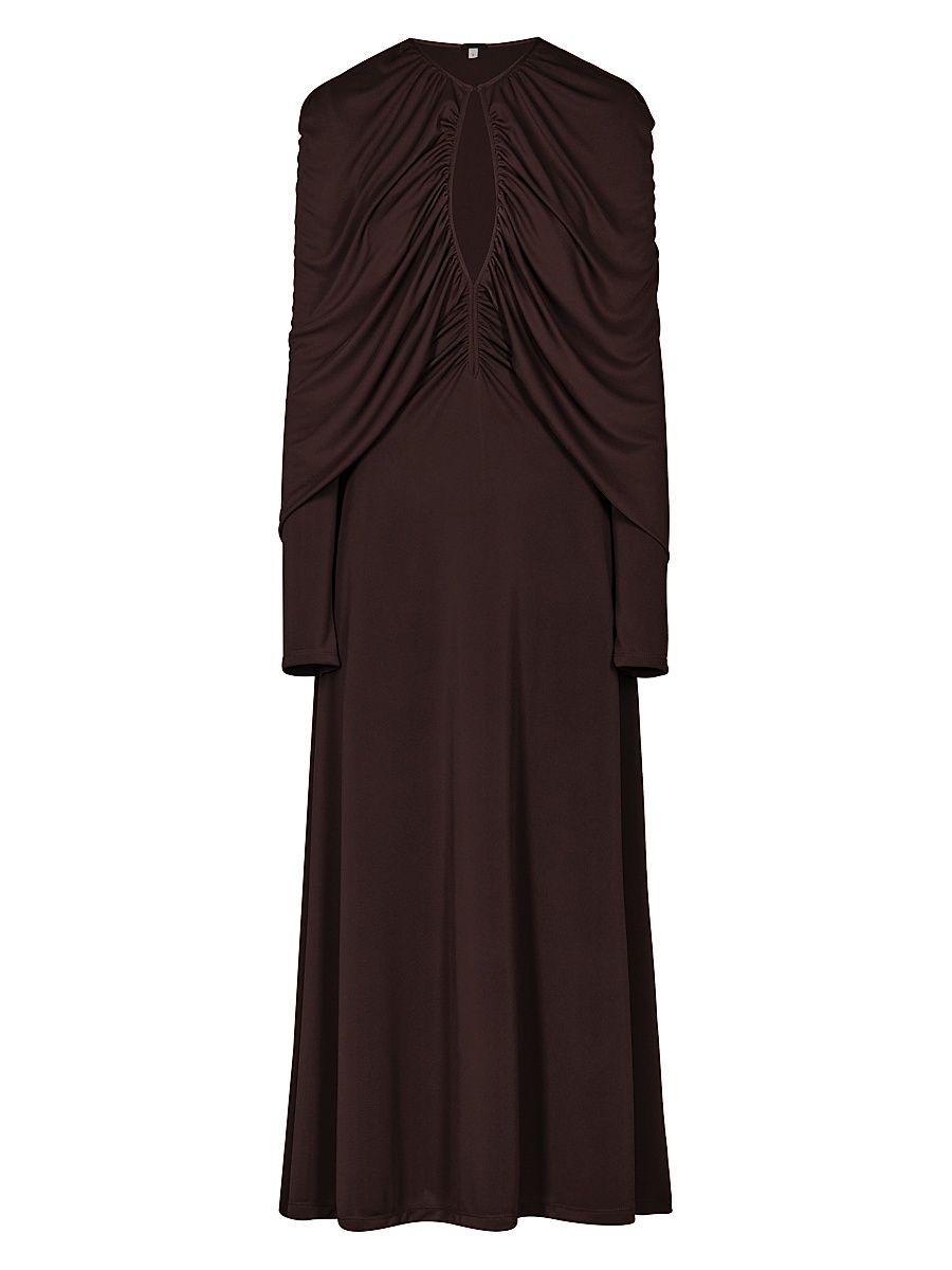 Women's Candelaria Silent Solstice Ruched Maxi Dress - Chocolate - Size 2