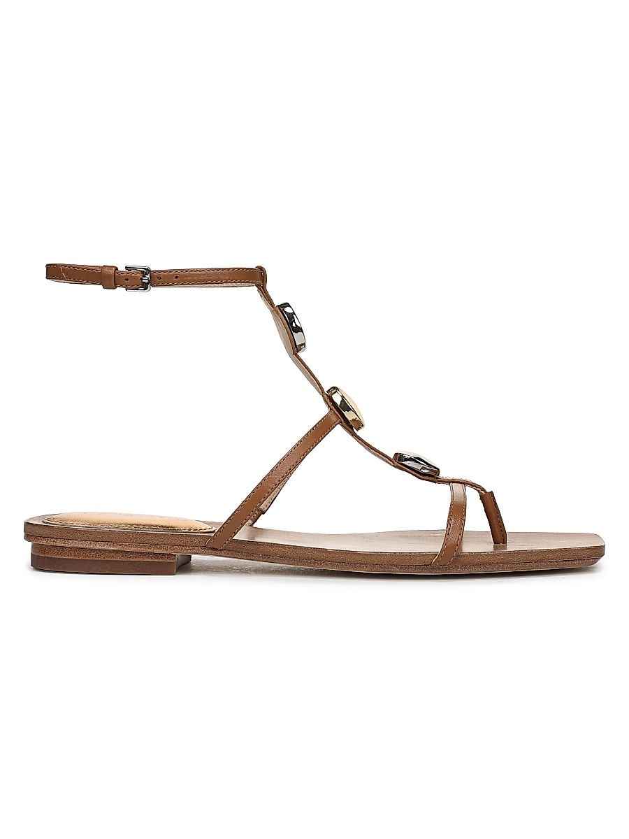 Women's Alba-2 Leather Strappy Sandals - Hazelwood - Size 12