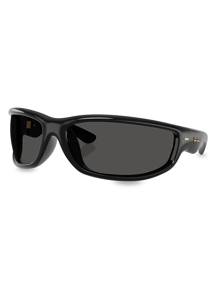 Men's 0Rb4941 86MM Square Sunglasses - Black