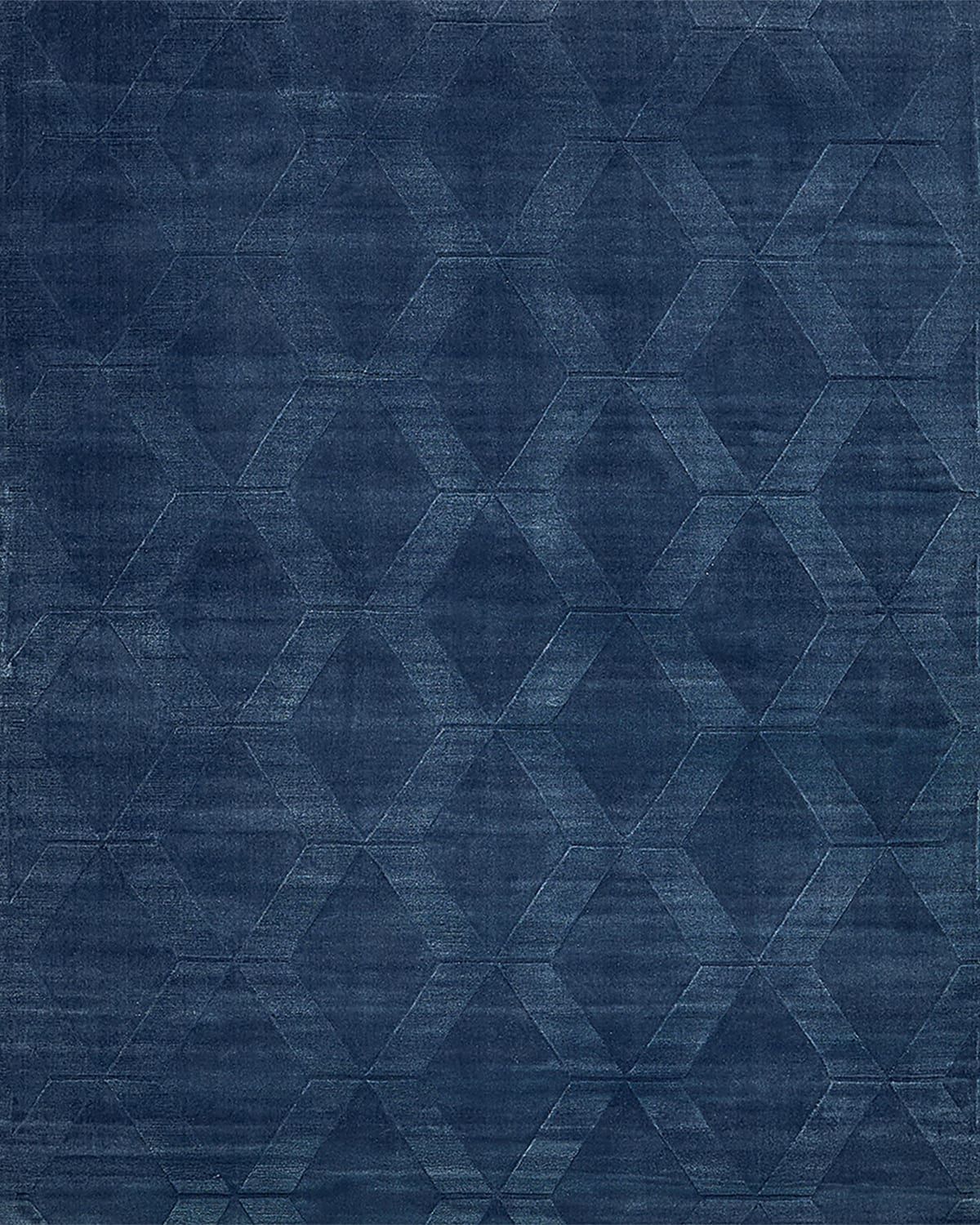 Brunello Hand-Loomed Navy Rug
