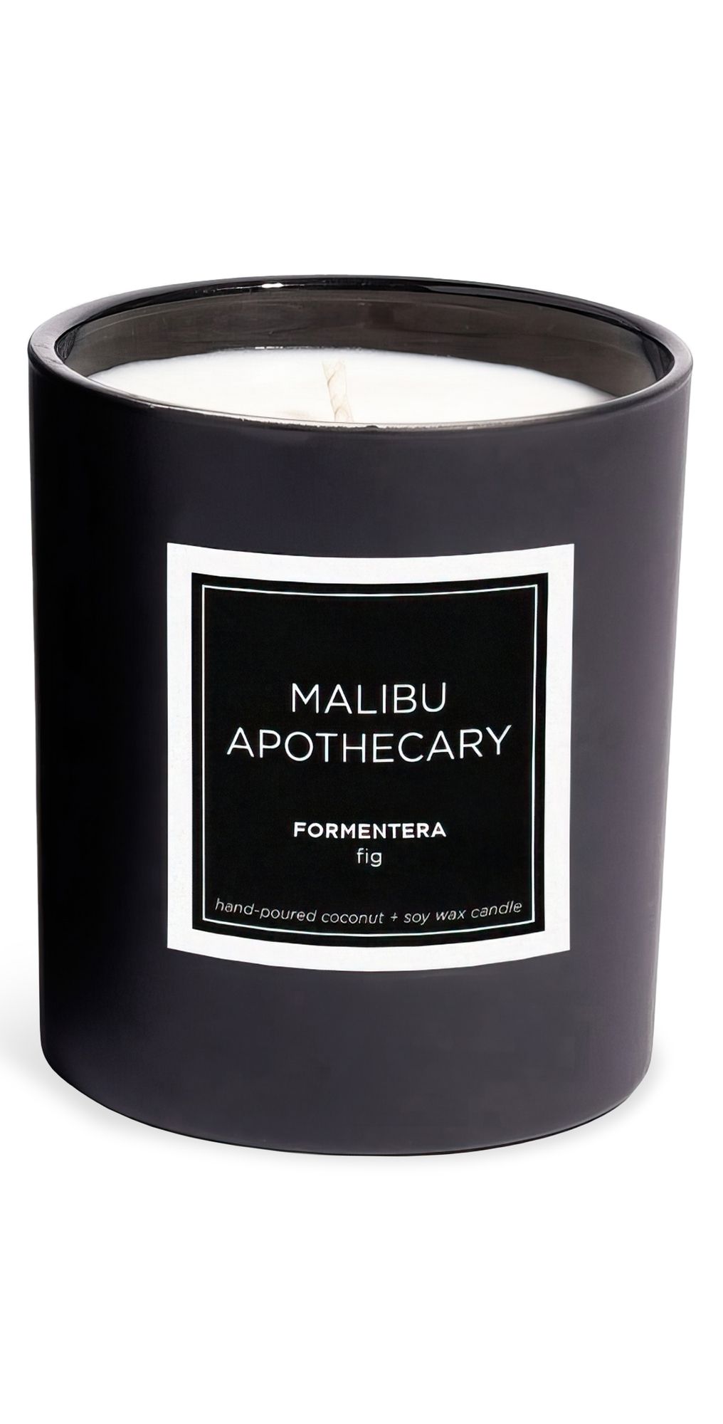 Malibu Apothecary Formentera Candle Matte Black 8.0 oz/237 mL