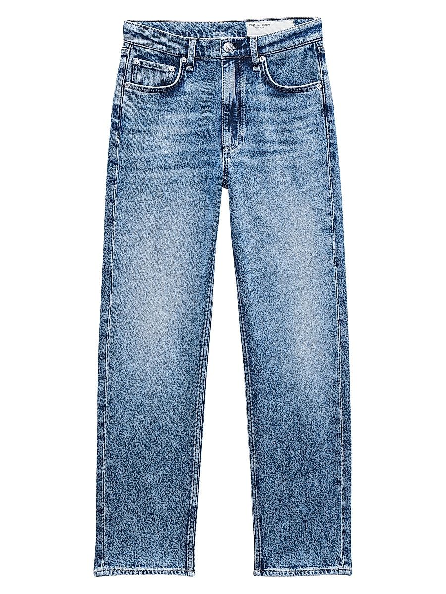 Women's Harlow Mid-Rise Ankle Straight Jeans - Amity - Size 31