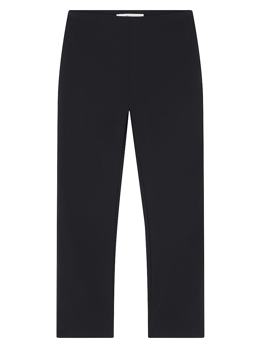Women's Cigarette Scuba Trousers - Black - Size 12