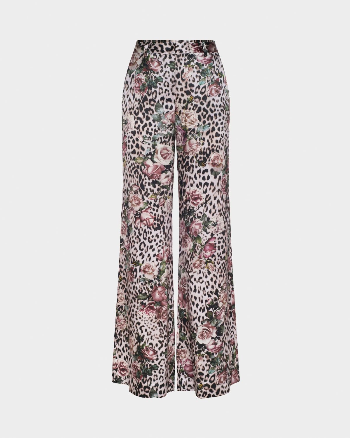 Pilar Silk Wide-Leg Pants
