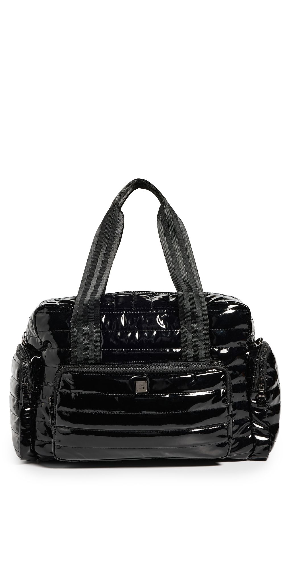 Think Royln Voyager Tote Black Patent One Size