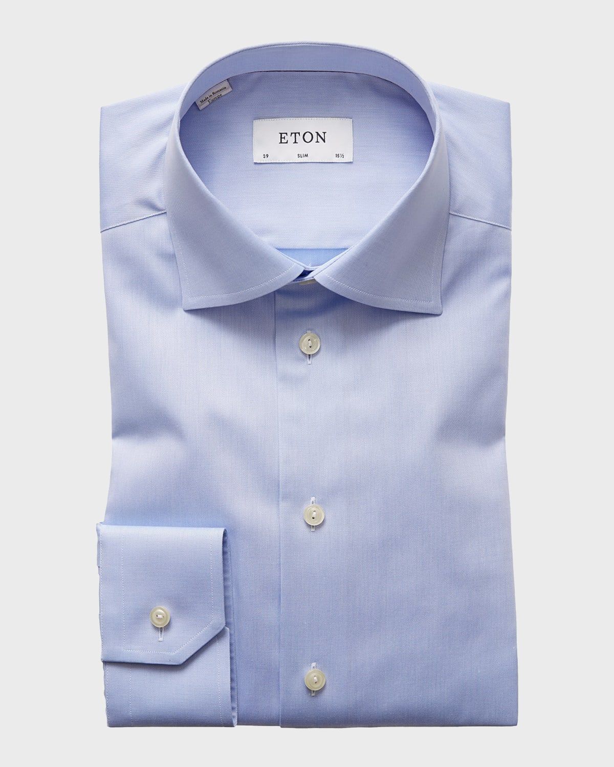 Slim-Fit Twill Dress Shirt