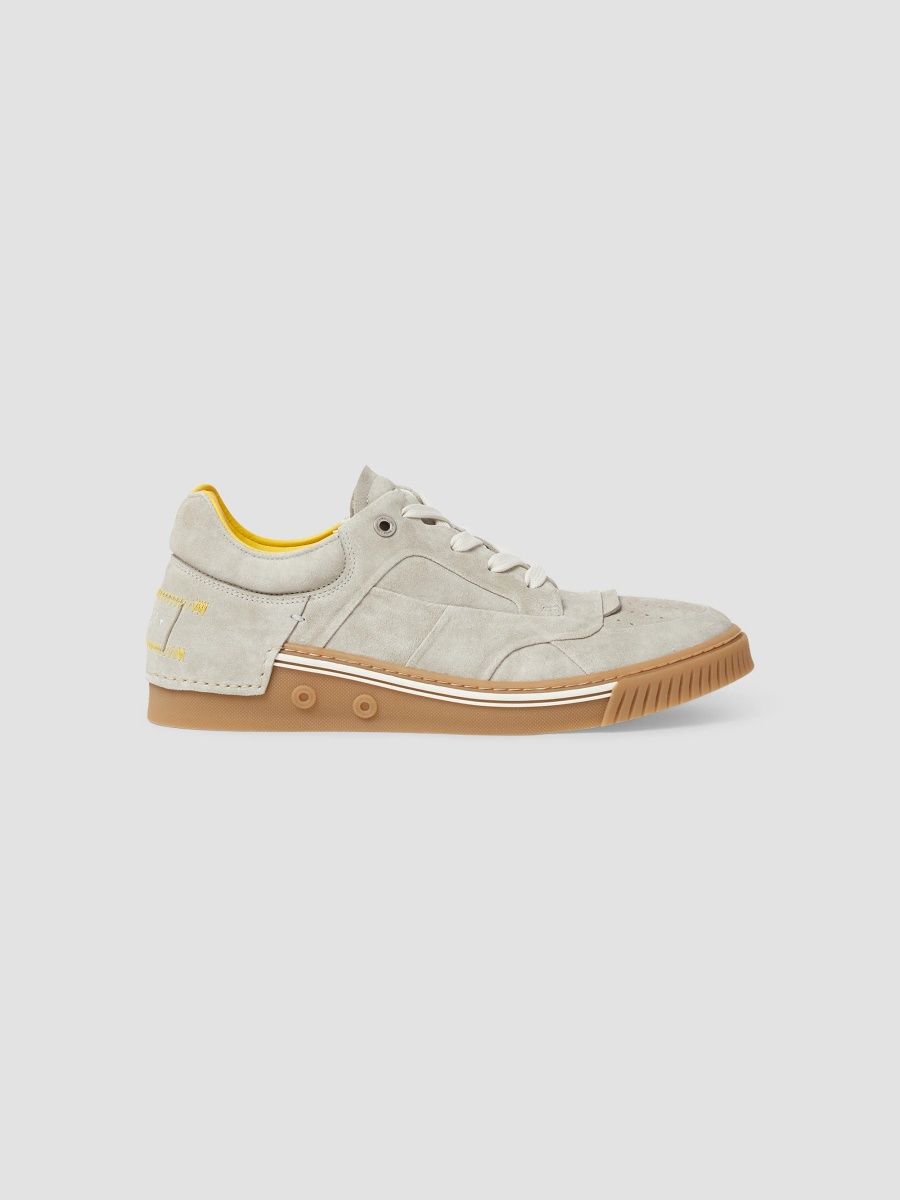 Men Fender Suede Low-Top Sneakers - Angel - Size 9