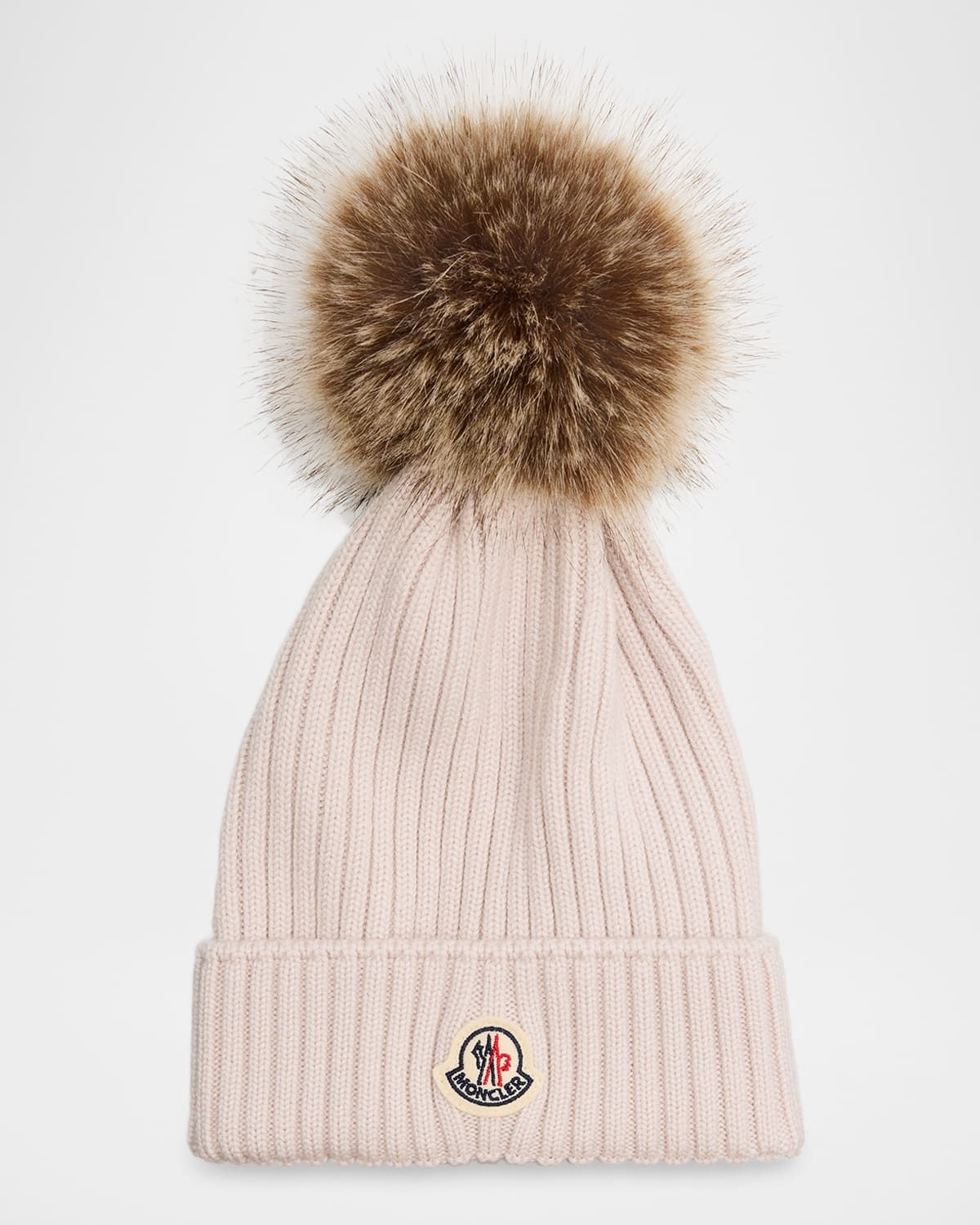 Kid & apos;s Wool Knit Beanie with Pompom