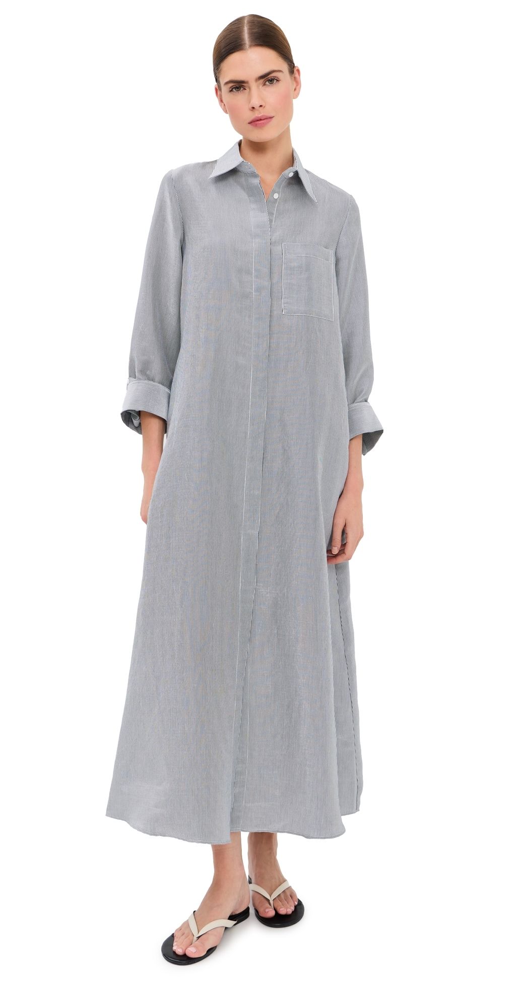 TWP Jenny's Gown White / Blue L