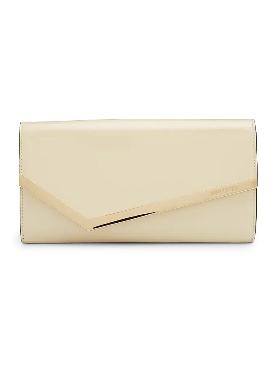 Women's Emmie Patent Leather Convertible Clutch - Latte