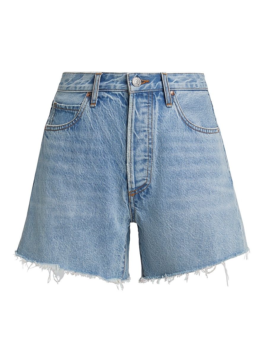 Women's Archie Raw-Hem Shorts - Tayce Distressed - Size 27