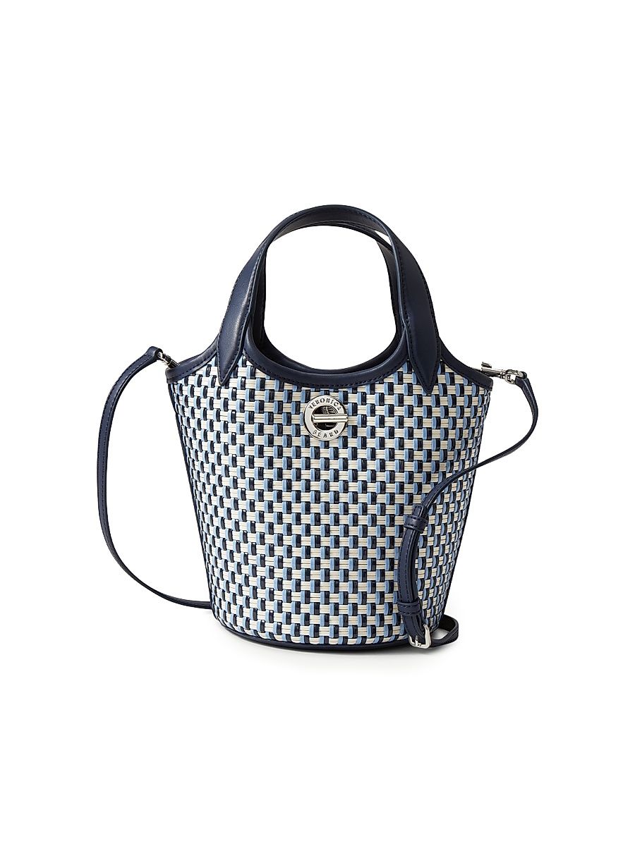 Women's Anchor Woven Bag - Navy Multi