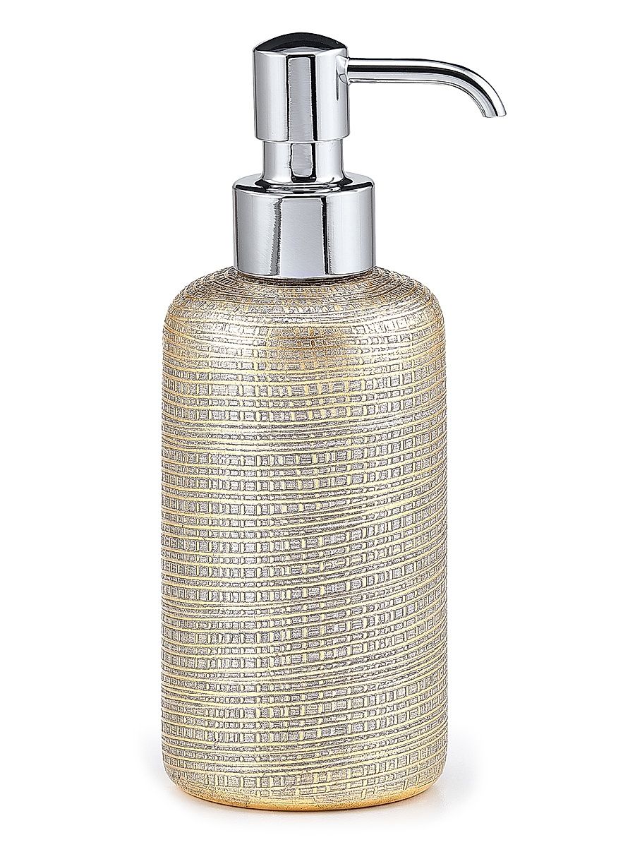 Woven Multi Pump Dispenser - Polished Chrome