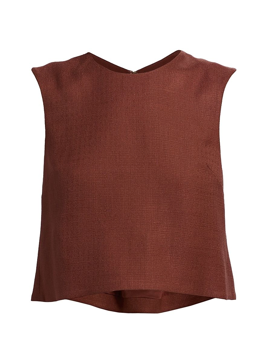 Women's Mercer Stretch Canvas Top - Sienna - Size 12