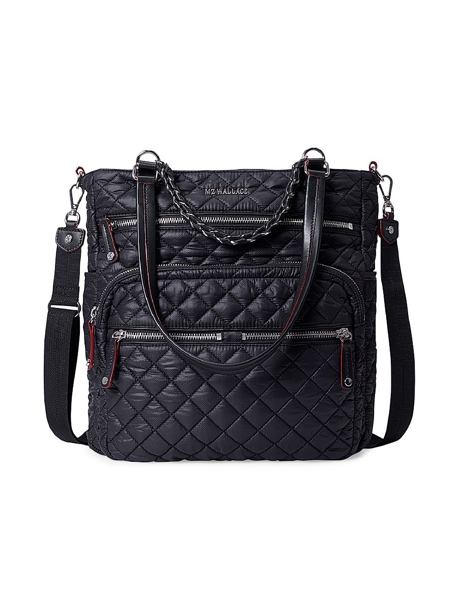 Women's Crosby Magazine Quilted Tote Bag - Black
