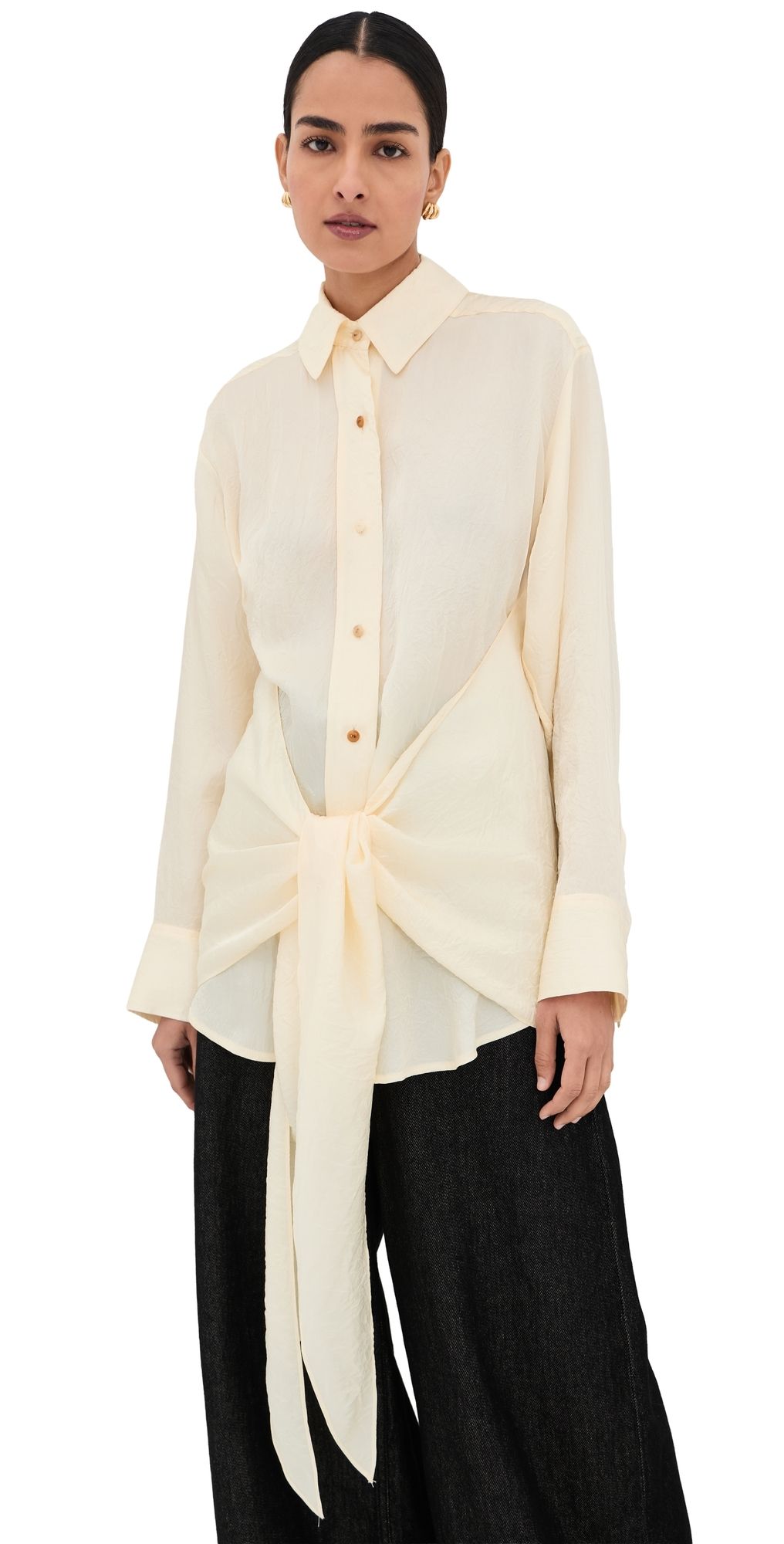Ossou Arroyo Shirt Ecru S
