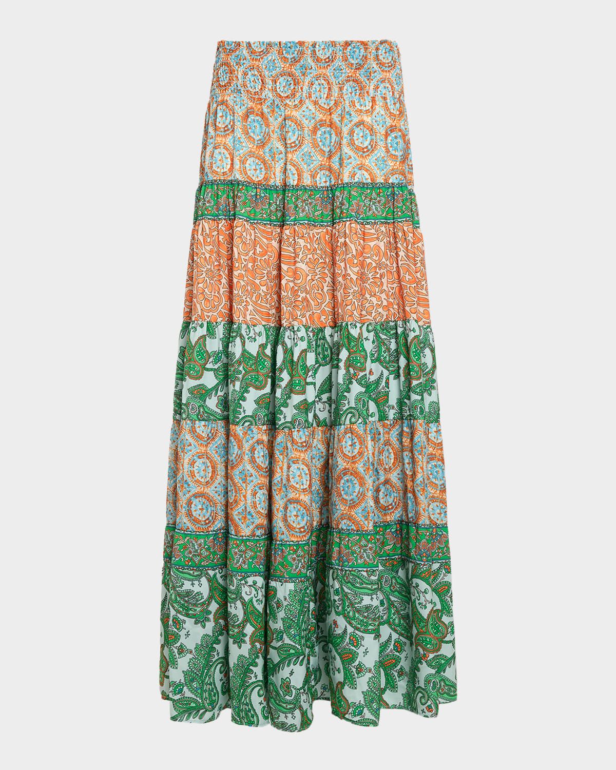 Dorotha Tiered Maxi Skirt