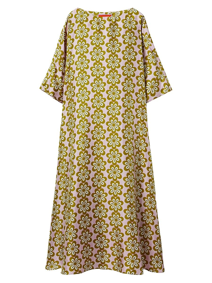 Women's Muumuu Dress Round Neck - Caper Pink - Size XS