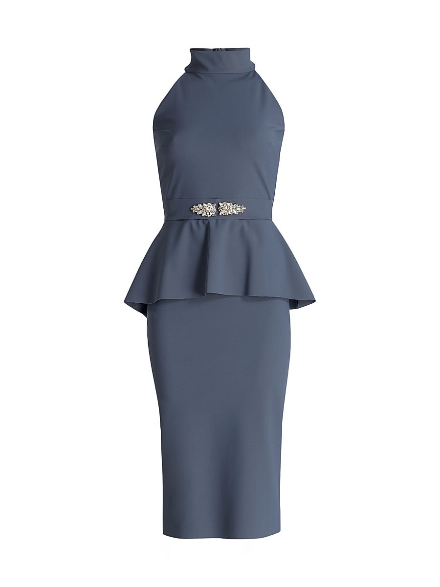 Women's Haby Peplum Cocktail Dress - Future Dusk - Size 12