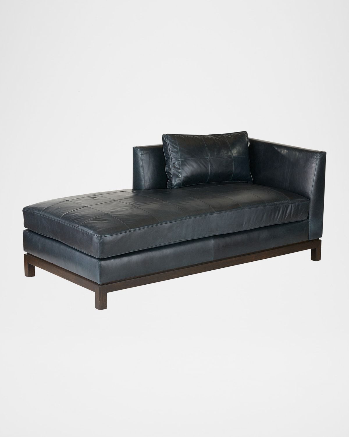 Edmond Leather Chaise