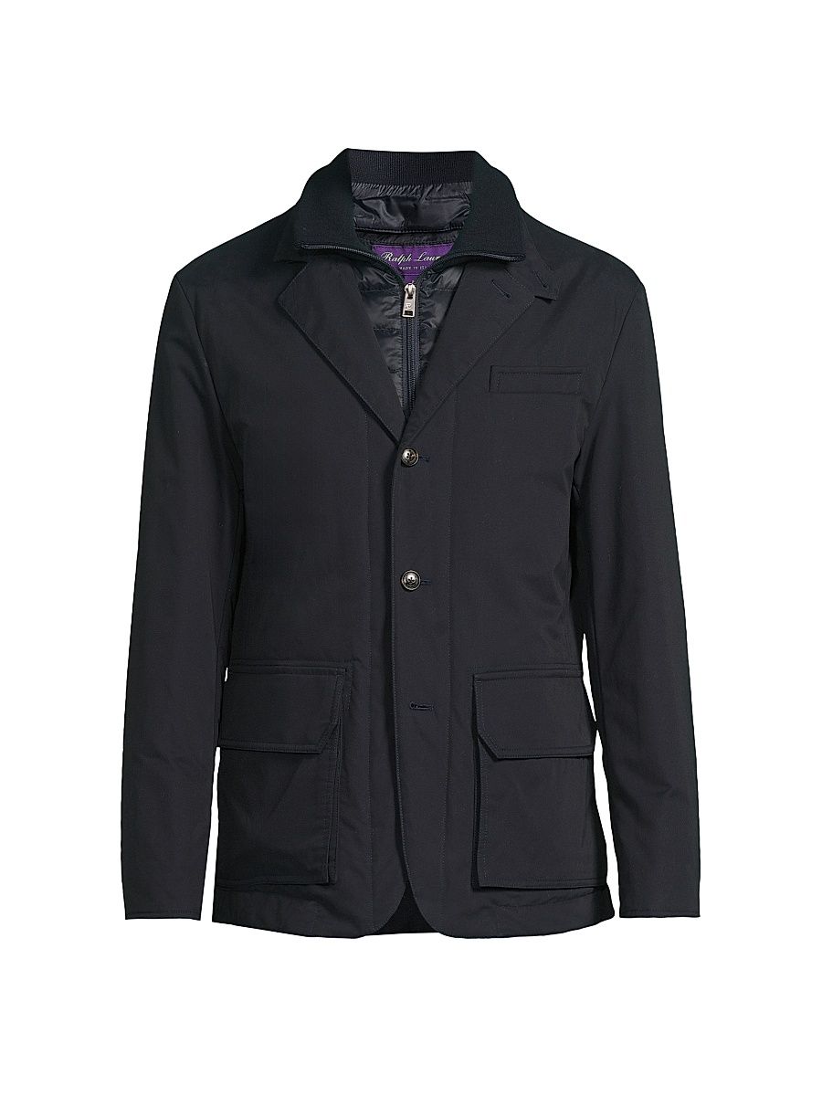 Men's Hybrid Down Jacket - Classic Chairman Navy - Size Small