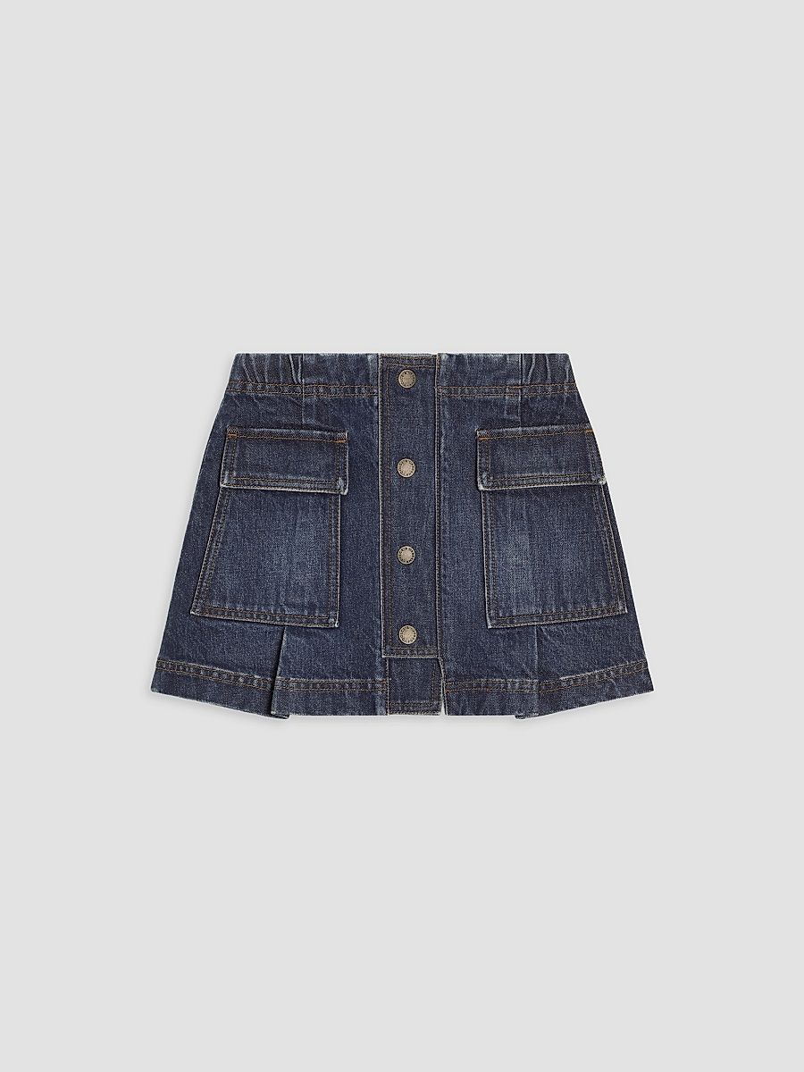 Little Girl's & Girl's Denim Mini Skirt - Variante Abbinata - Size 14