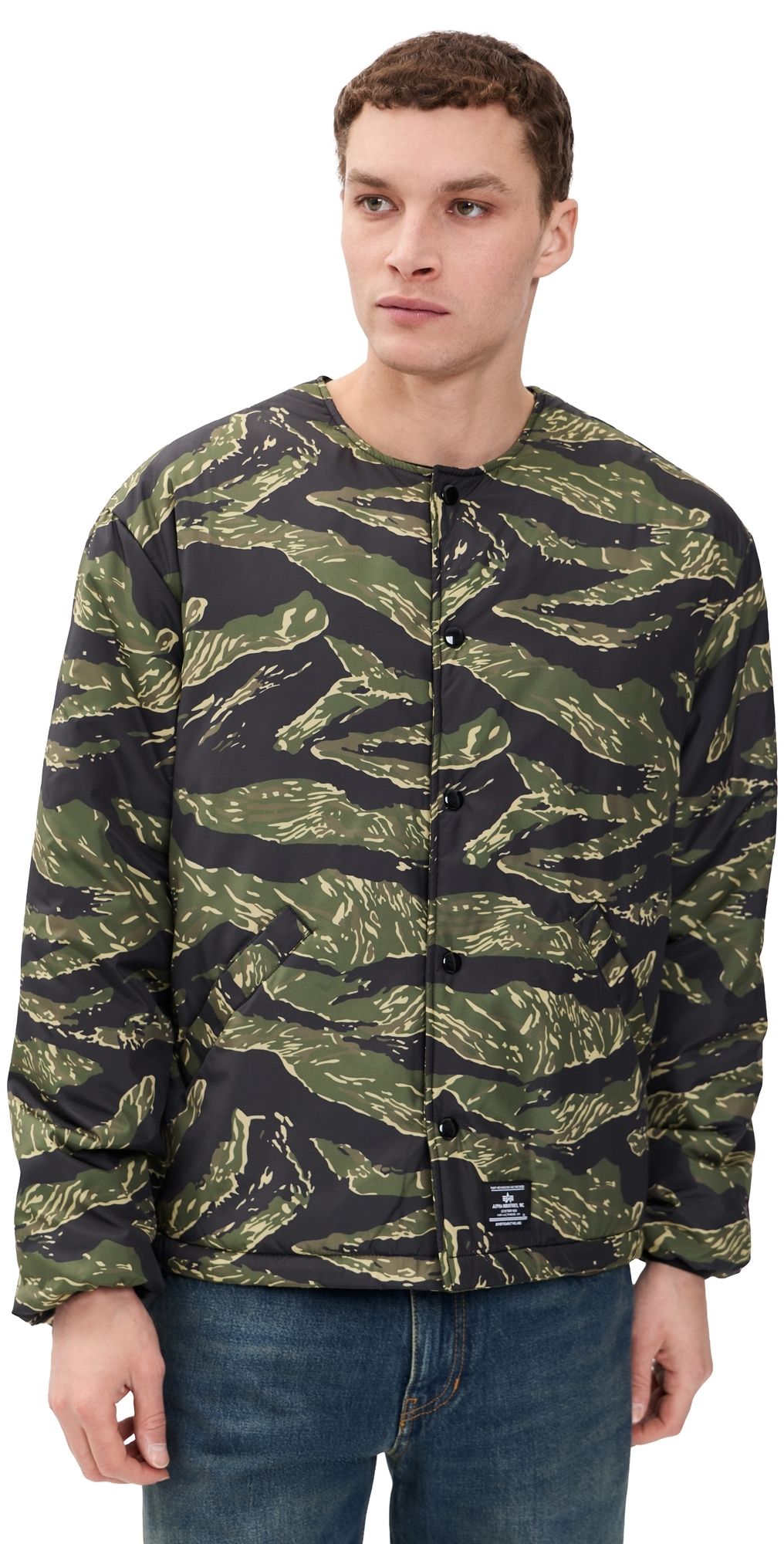 Alpha Industries Reed Relaxed Liner Jacket Tiger Camo XL