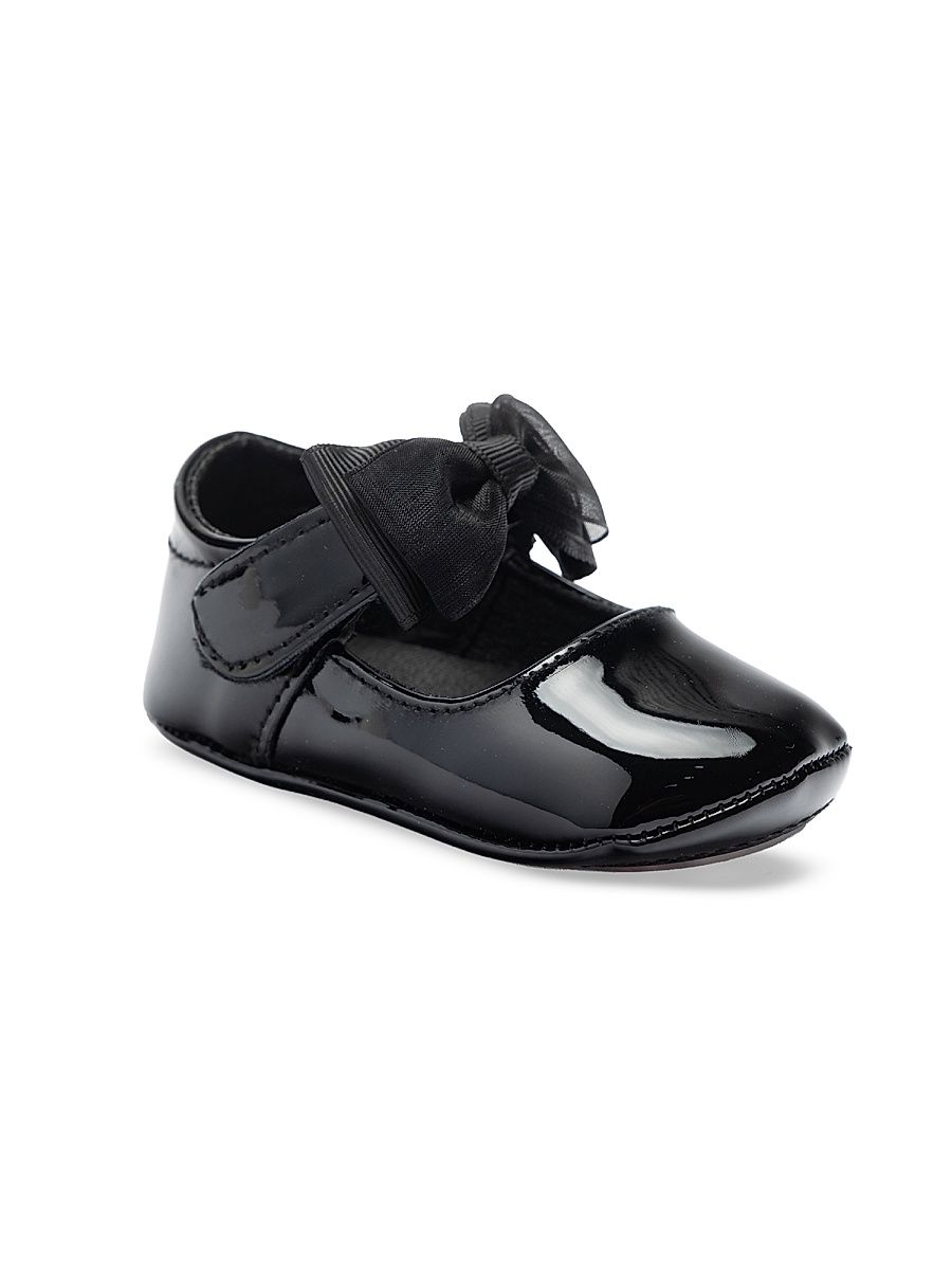 Baby Girl's Bow Shoes - Black - Size 5.5 (Baby)