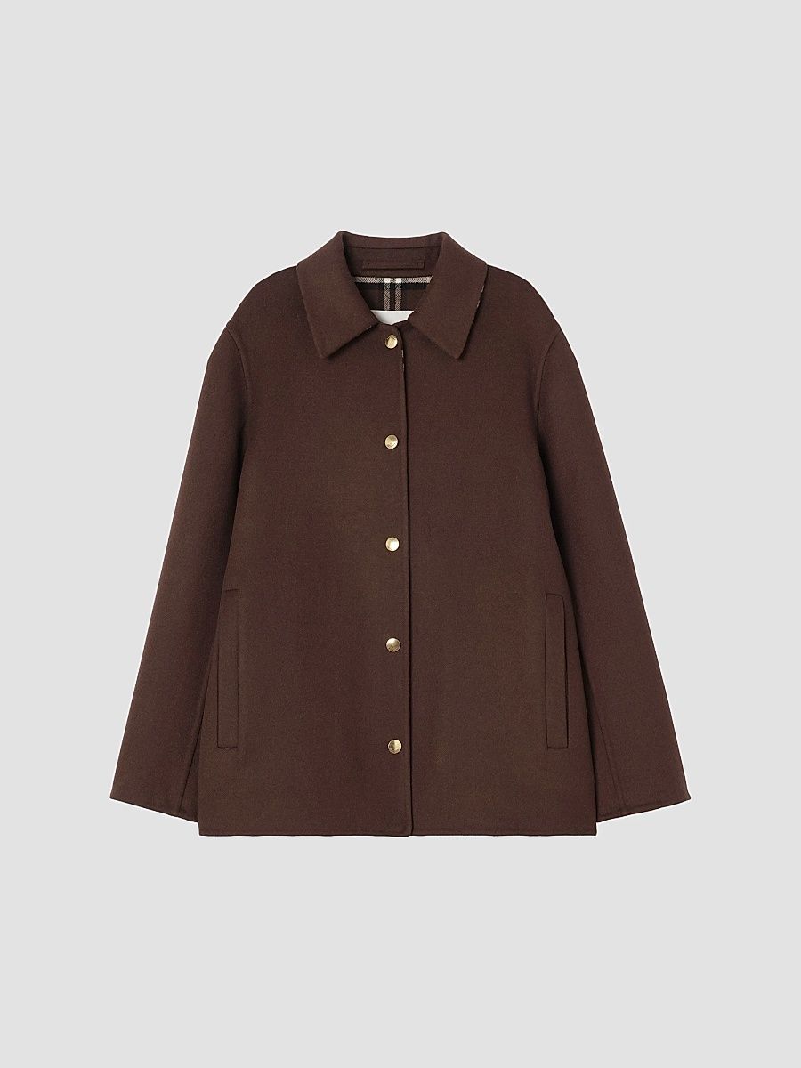 Women's Lancashire Wool Jacket - Treacle Brown - Size 16