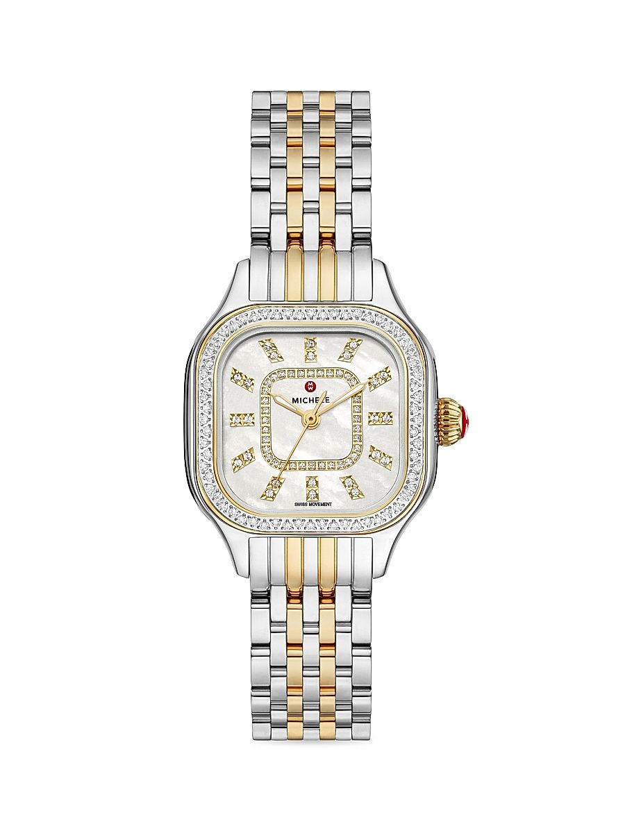Women's Meggie Two-Tone Stainless Steel & 0.47 TCW Diamond Bracelet Watch/29MM