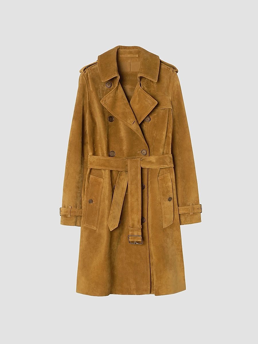 Women's Kennsington Cashmere Trench Coat - Camel - Size 14