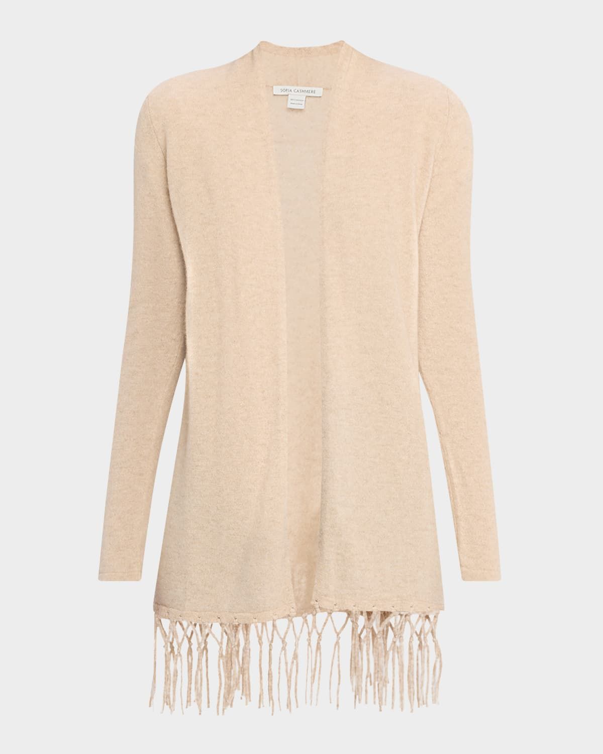 Cashmere Fringe Cardigan