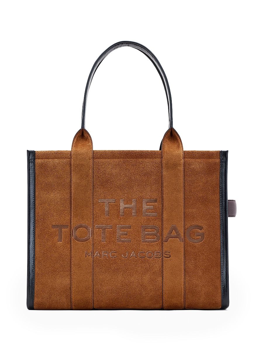 Women's The Large Suede Tote Bag - Copper