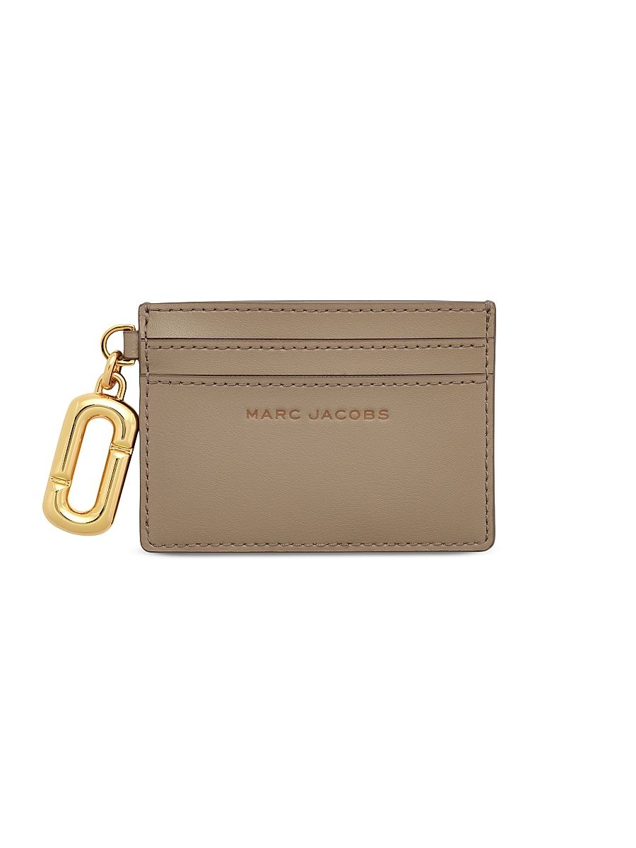 Women's Pop J Leather Card Case - Dark Port