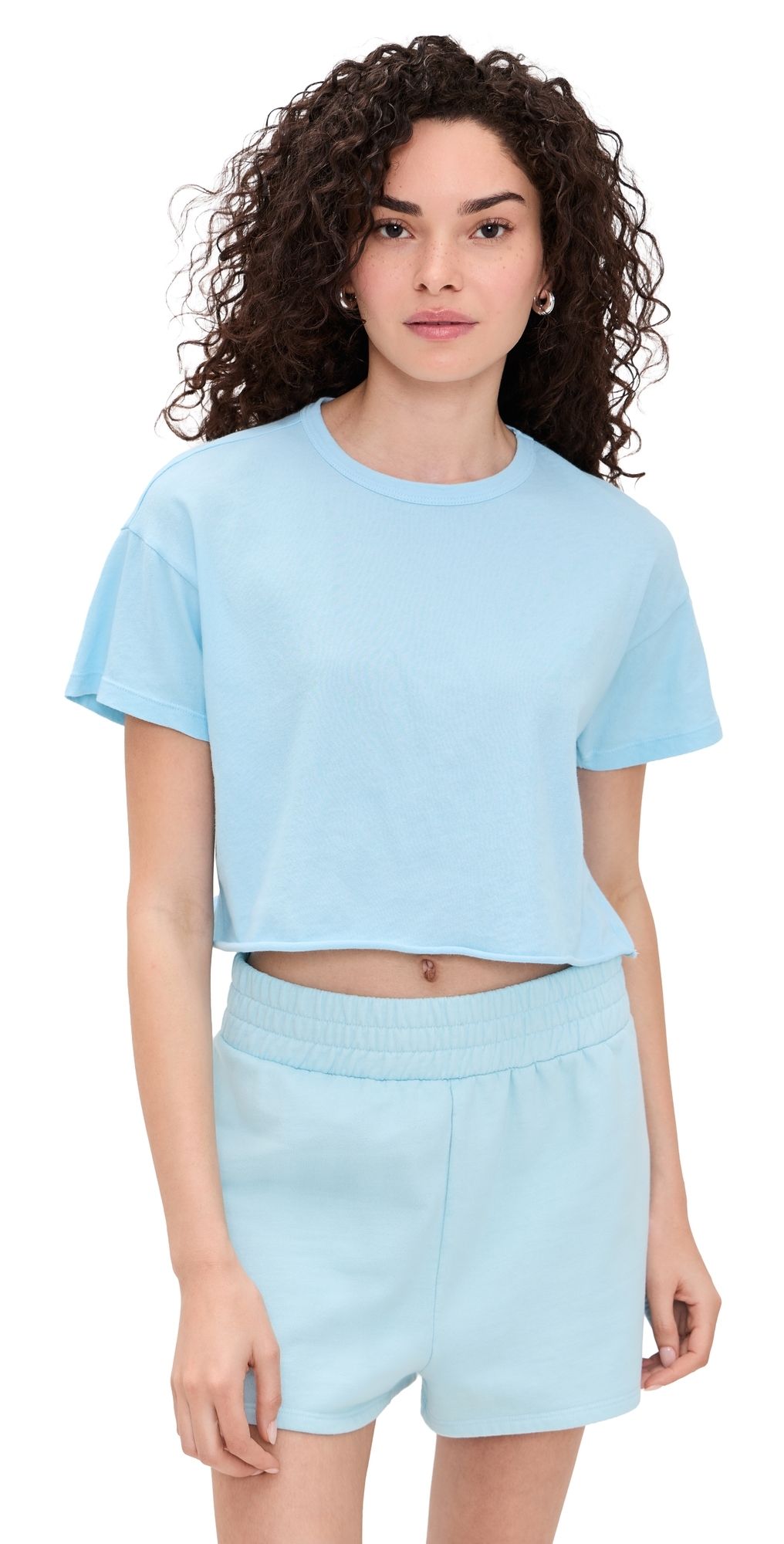 Year of Ours Cropped Tee Sky L