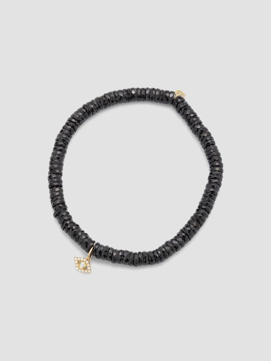 Sydney Evan Women's 14K Yellow Gold, 0.06 TCW Diamond & Spinel Beaded Bracelet - Gold