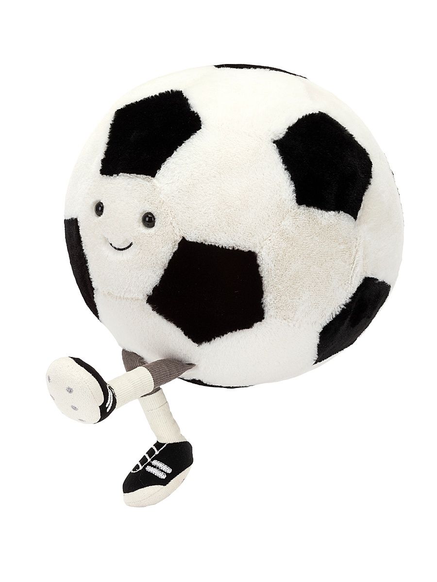 Sports Soccer Ball Plush Toy - White