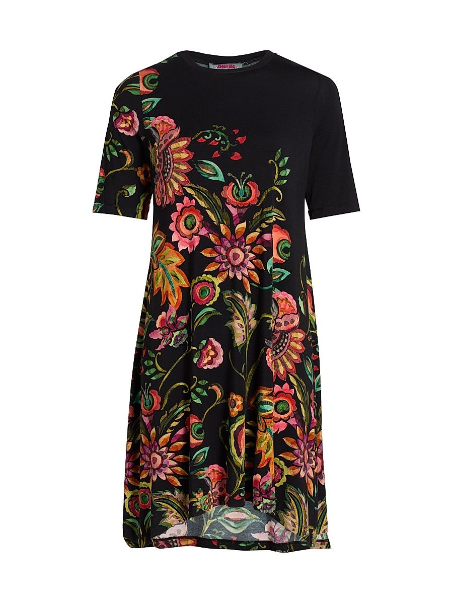 Women's The Janie Valley Of The Fleurs Print Dress - Valley Of The Fleurs - Size XL