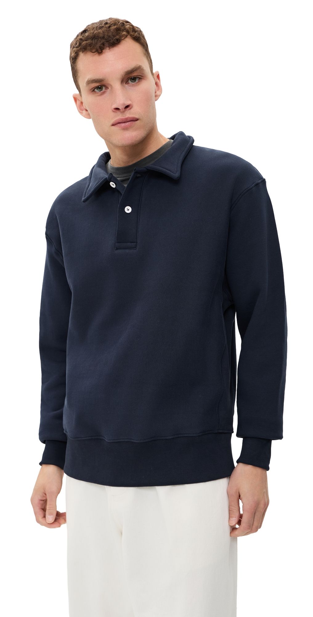 Power Goods Super Weight Rugby Polo Navy XXL