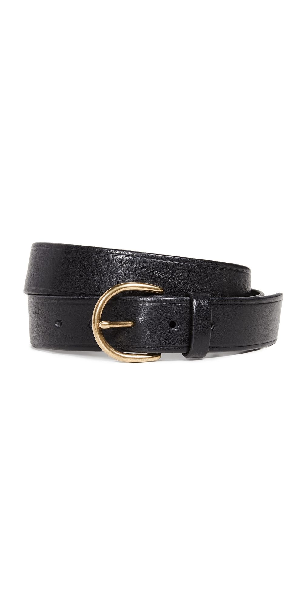 Madewell Madewell Medium Perfect Leather Belt Pecan XS