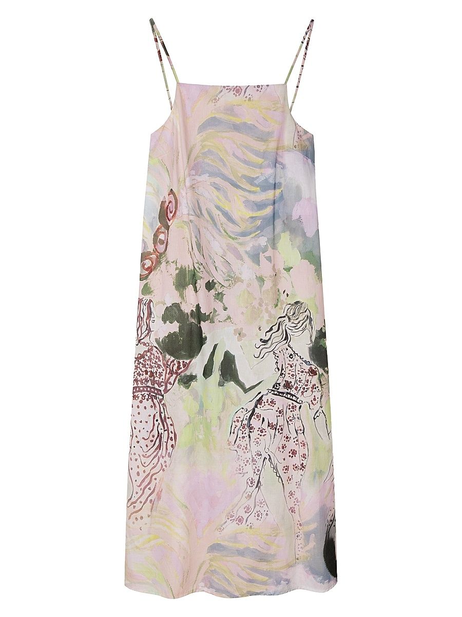 Women's Loxodonta Print Nightie - Grand Hibiscus Cream - Size XS