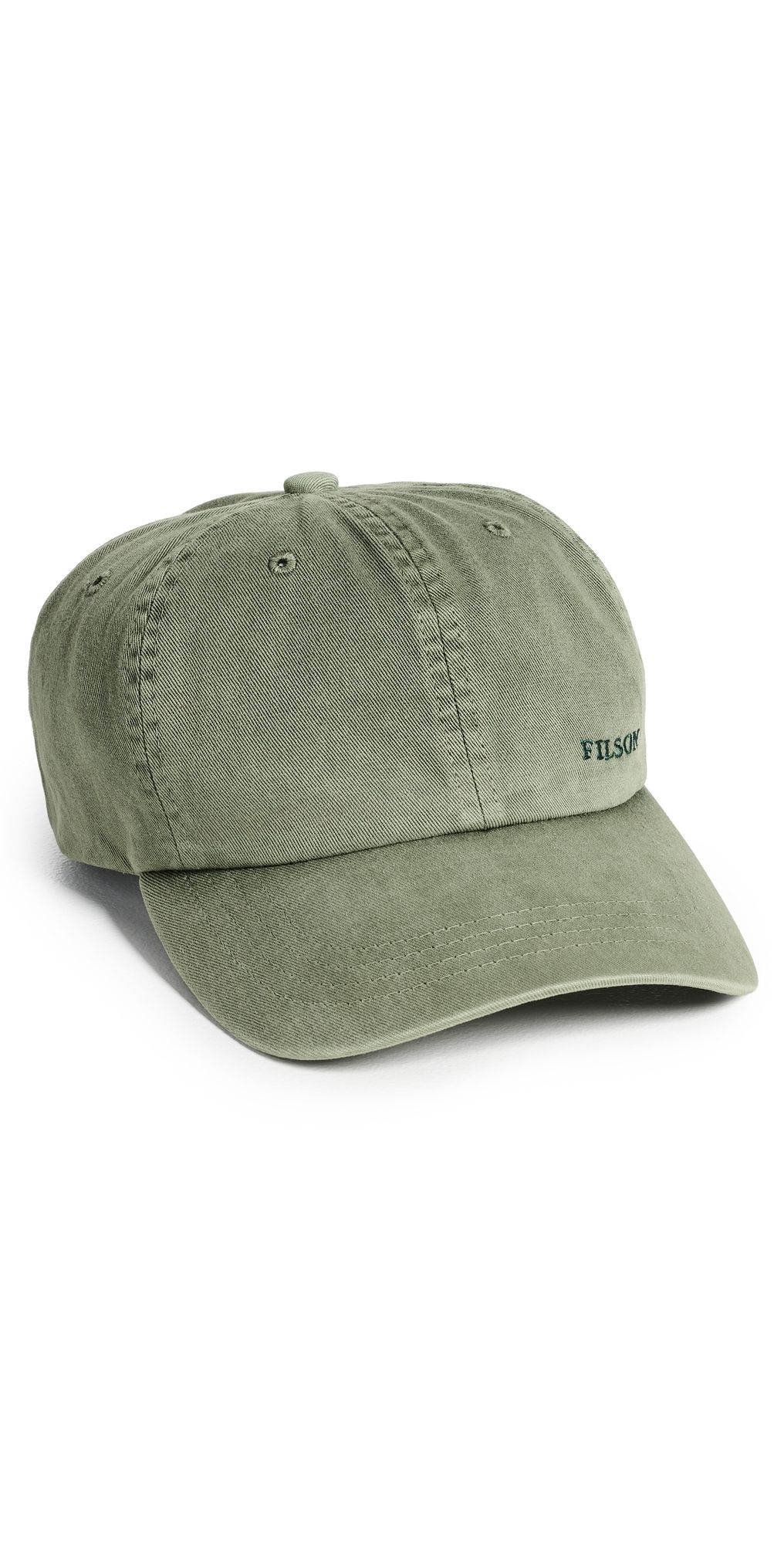 Filson Washed Low-Profile Logger Cap Washed Olive One Size