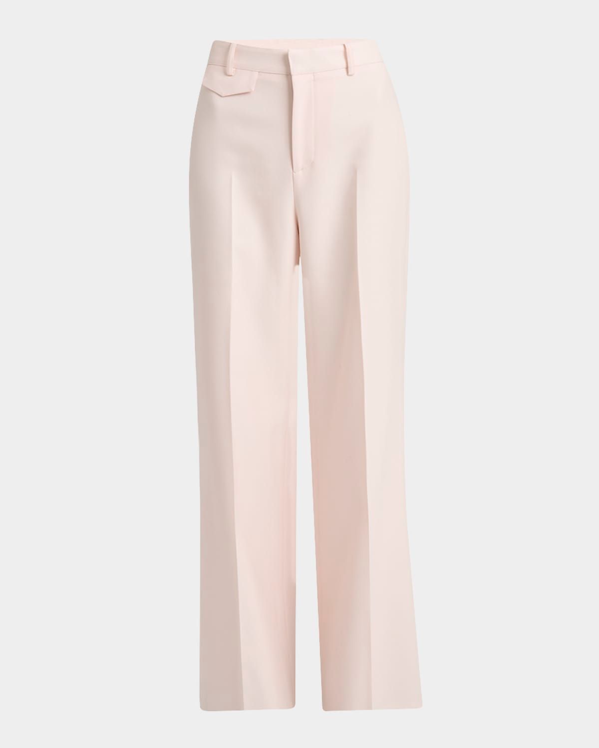 High-Rise Wide-Leg Suiting Trousers