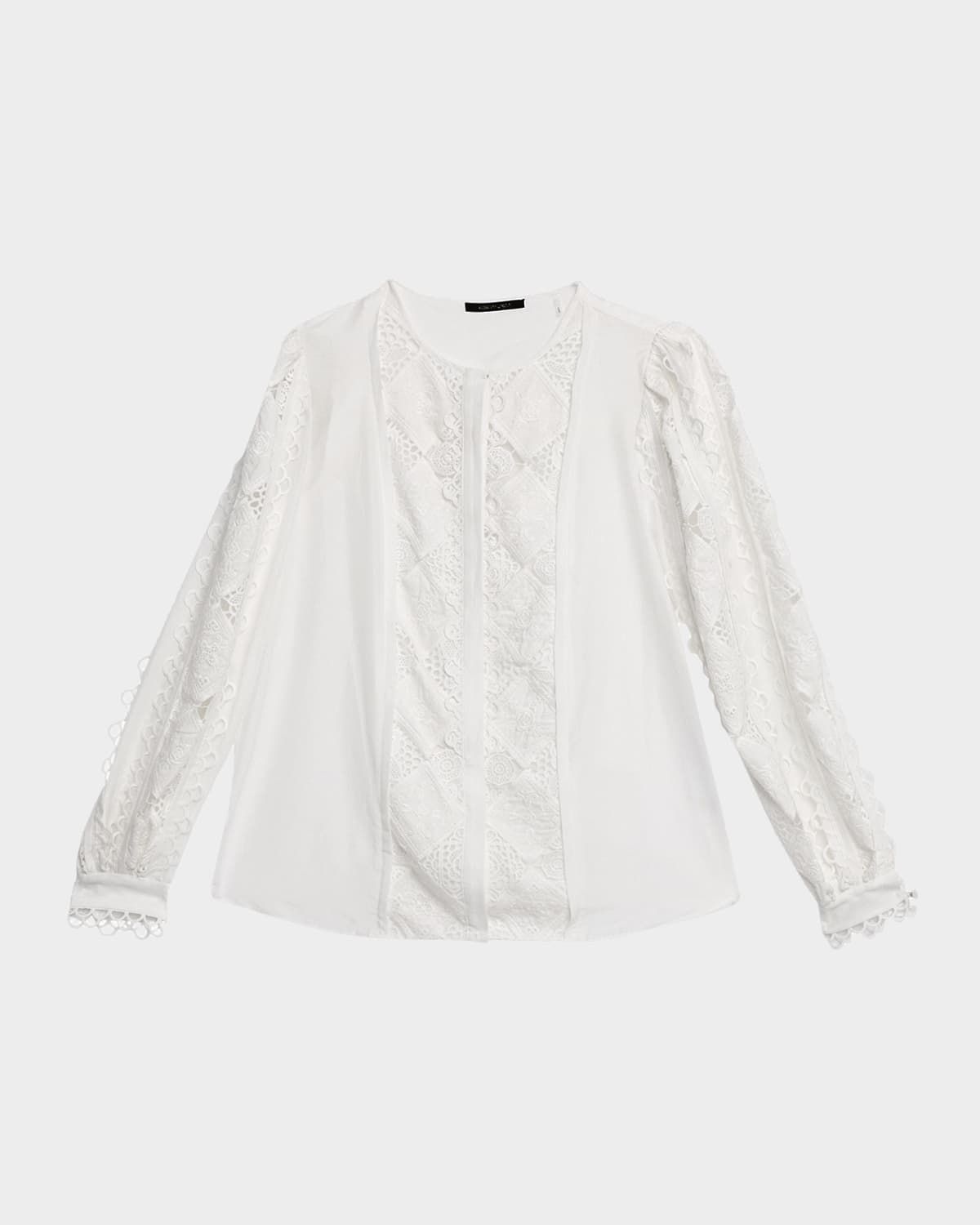 Novi Lace-Embellished Blouse